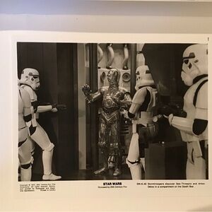 Star Wars A New Hope promo print, # SW-K-40.  1977